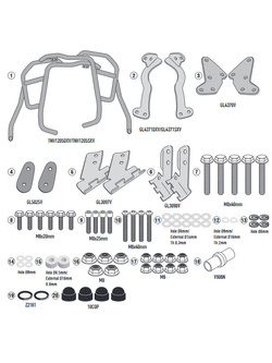 Gmole górne GIVI Honda CRF 1100 L Africa Twina Adventure Sport (24-) czarne