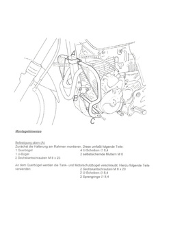 Gmole silnika Hepco&Becker do Honda SLR 650 (97-99)/Vigor 650 (99-02) czarny