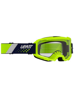 Gogle motocyklowe z przezroczystą szybą Leatt Vizion 2.5 Lime fluo