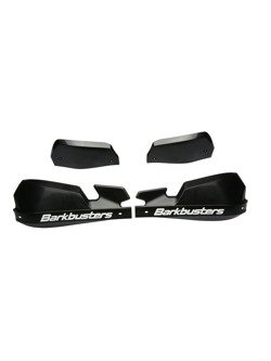 Handbary Barkbusters VPS + zestaw mocujący do Suzuki DL250 V-Strom (17-), DL1050 V-Strom (20-), DL1050XT V-Strom (20-) czarno-białe