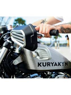 Handbary Kuryakyn Dillinger Harley Davidson (wybrane modele) aluminiowe czarno-srebrne