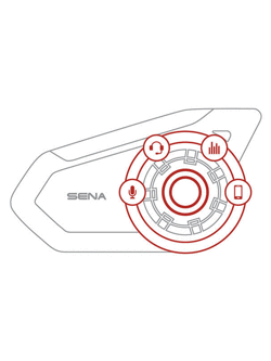 Interkom motocyklowy Sena 30K (2 zestawy)