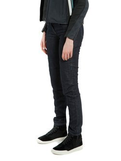 Jeansy motocyklowe damskie Dainese Denim Slim Lady Tex niebieskie