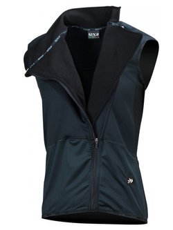 Kamizelka motocyklowa SIXS Windstopper czarna unisex