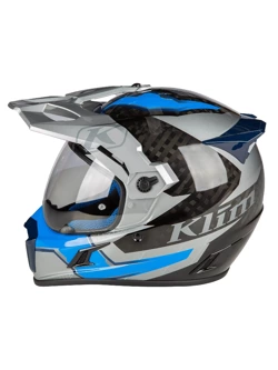 Kask adventure Klim Krios Pro Ventura szaro-niebieski