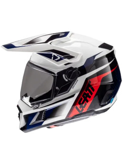 Kask adventure Leatt Kit Adv 8.5 V25 Royal z goglami biało-niebieski