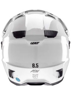 Kask adventure Leatt Kit Adv 8.5 V25 z goglami biało-czarny