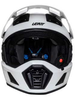 Kask adventure Leatt Kit Adv 8.5 V25 z goglami biało-czarny