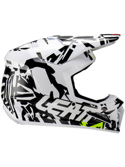 Kask dziecięcy enduro Leatt Moto 3.5 V23 Zebra