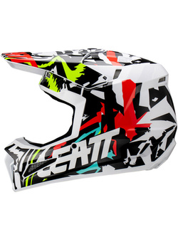 Kask dziecięcy enduro Leatt Moto 3.5 V23 Zebra