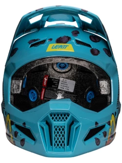 Kask dziecięcy enduro Leatt Moto 3.5 V25 Cheetah z goglami niebieski