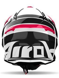 Kask enduro Airoh Aviator Ace 2 Engine biało-czerwony