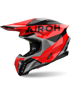 Kask enduro Airoh Twist 3 King czerwony