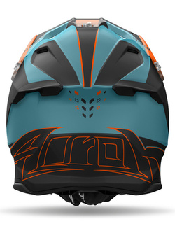 Kask enduro Airoh Twist 3 Shard pomarańczowo-niebieski