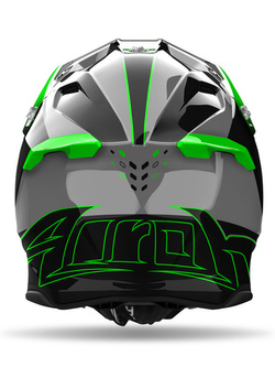 Kask enduro Airoh Twist 3 Shard szaro-zielony