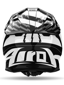 Kask enduro Airoh Twist 3 Thunder czarno-biały