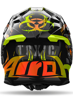 Kask enduro Airoh Twist 3 Toxic czarno-żółty