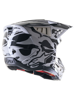 Kask enduro Alpinestars MX Supertech M5 Mineral czarno-szary