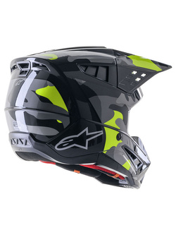 Kask enduro Alpinestars MX Supertech M5 Rover czarno-żółto-szary