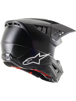 Kask enduro Alpinestars MX Supertech M5 Solid czarny