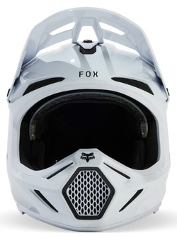 Kask enduro Fox V3 RS Carbon Solid biały