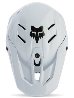 Kask enduro Fox V3 RS Carbon Solid biały