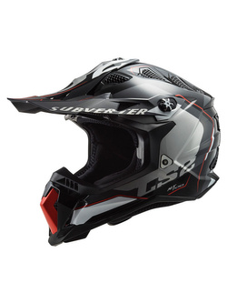 Kask enduro LS2 MX700 Subverter Evo II Arched srebrno-szary