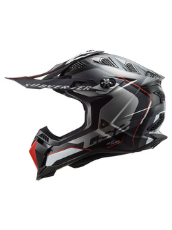 Kask enduro LS2 MX700 Subverter Evo II Arched srebrno-szary