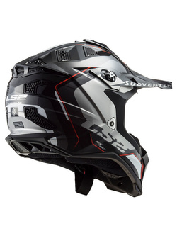 Kask enduro LS2 MX700 Subverter Evo II Arched srebrno-szary