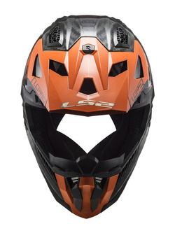 Kask enduro LS2 MX703 X-Force Victory czarno-pomarańczowy