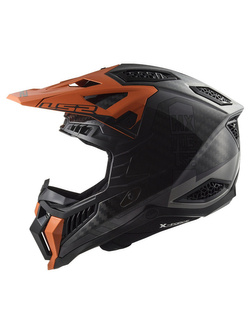 Kask enduro LS2 MX703 X-Force Victory czarno-pomarańczowy