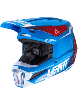 Kask enduro Leatt Moto 2.5 V25 Royal niebiesko-czerwony