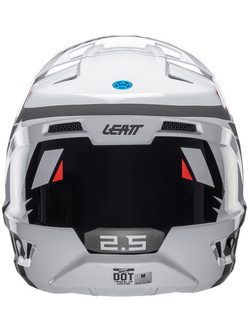 Kask enduro Leatt Moto 2.5 V25 biało-czarno-szary