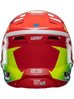 Kask enduro Leatt Moto 2.5 V25 czerwono-niebiesko-żółty