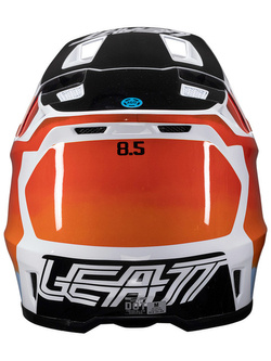 Kask enduro Leatt Moto 8.5 V25 Glamis biało-pomarańczowy