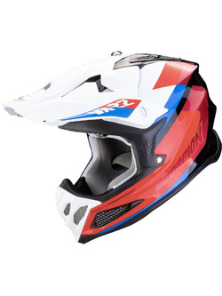 Kask enduro Scorpion VX-22 Air Beta czarno-czerwono-biały