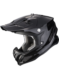 Kask enduro Scorpion VX-22 Air Solid czarny połysk