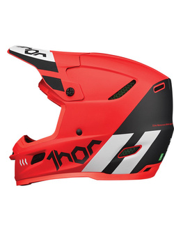 Kask enduro Thor Reflex Cube czerwono-czarny