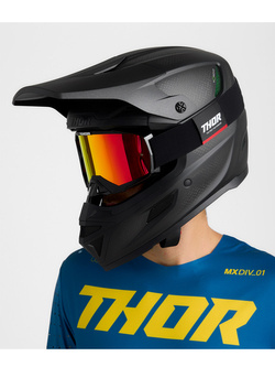 Kask enduro Thor Reflex Sport Carbon czarny matowy