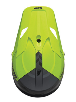 Kask enduro Thor Sector Birdrock szaro-fluo żółty mat