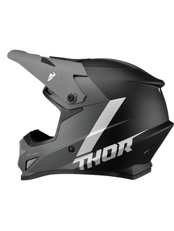 Kask enduro Thor Sector Chev szaro-czarny mat