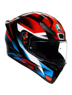 Kask integralny AGV K1 S Fastlap czarno-czerwono-niebieski