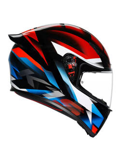 Kask integralny AGV K1 S Fastlap czarno-czerwono-niebieski