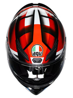 Kask integralny AGV K1 S Fastlap czarno-czerwono-niebieski