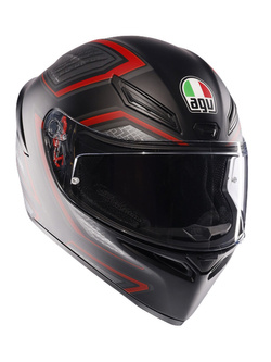 Kask integralny AGV K1 S Sling czarno-czerwony matowy