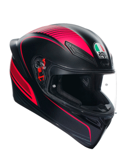 Kask integralny AGV K1 S Warmup czarno-różowy