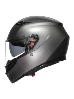 Kask integralny AGV K3 Mono Luna szary matowy