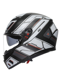 Kask integralny AGV K3 Rivia czarno-biały matowy