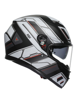 Kask integralny AGV K3 Rivia czarno-biały matowy