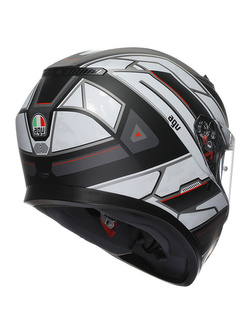 Kask integralny AGV K3 Rivia czarno-biały matowy